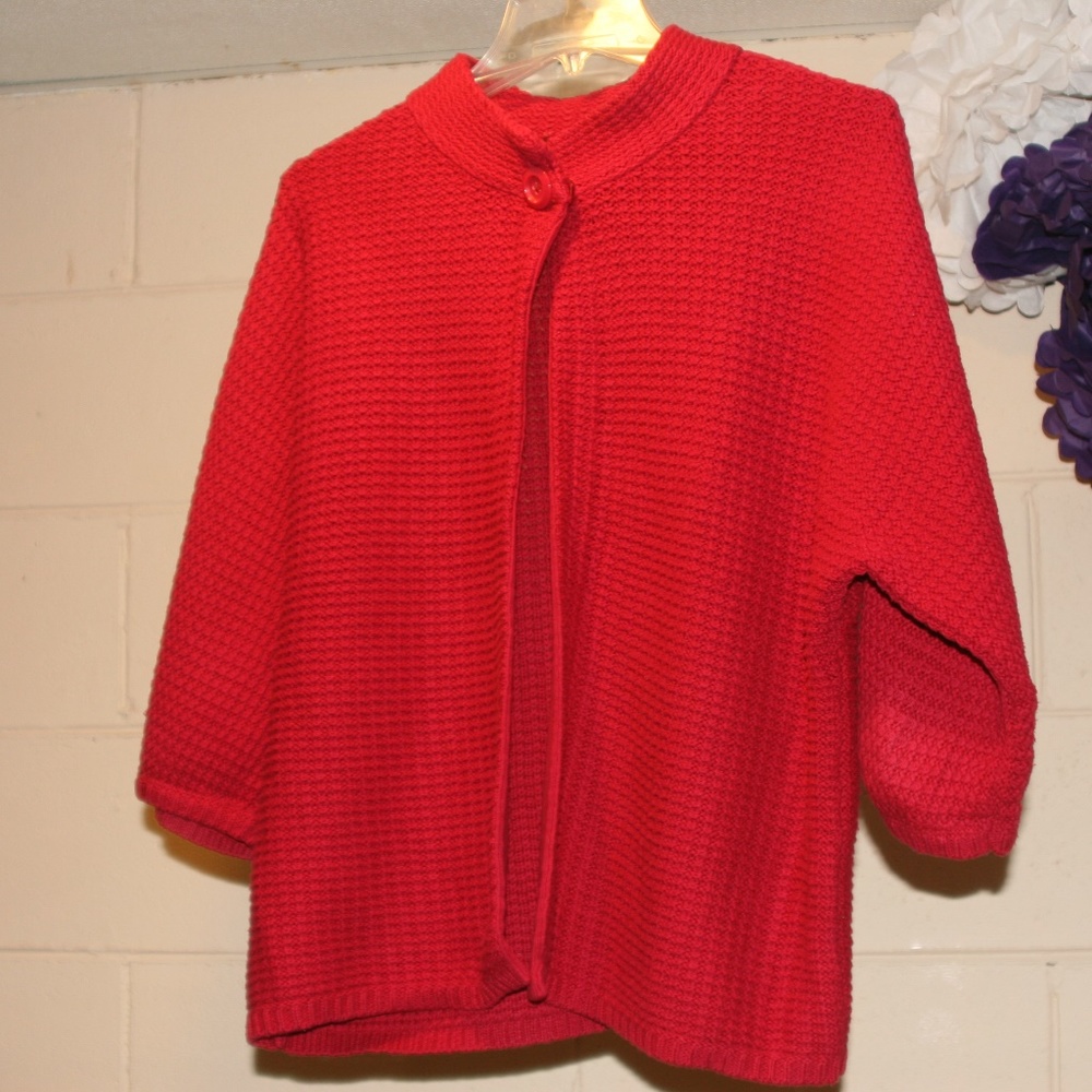 Raspberry Cardigan
